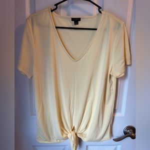 Ann Taylor Factory, Size Large, Yellow women’s top,
